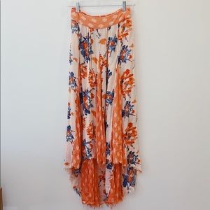Free People Flowy, Floral Maxi/Midi Skirt